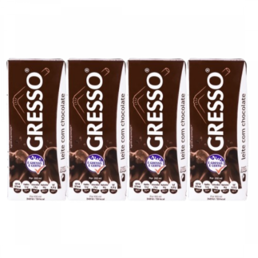 Leite Achocolatado Gresso 200 Ml 